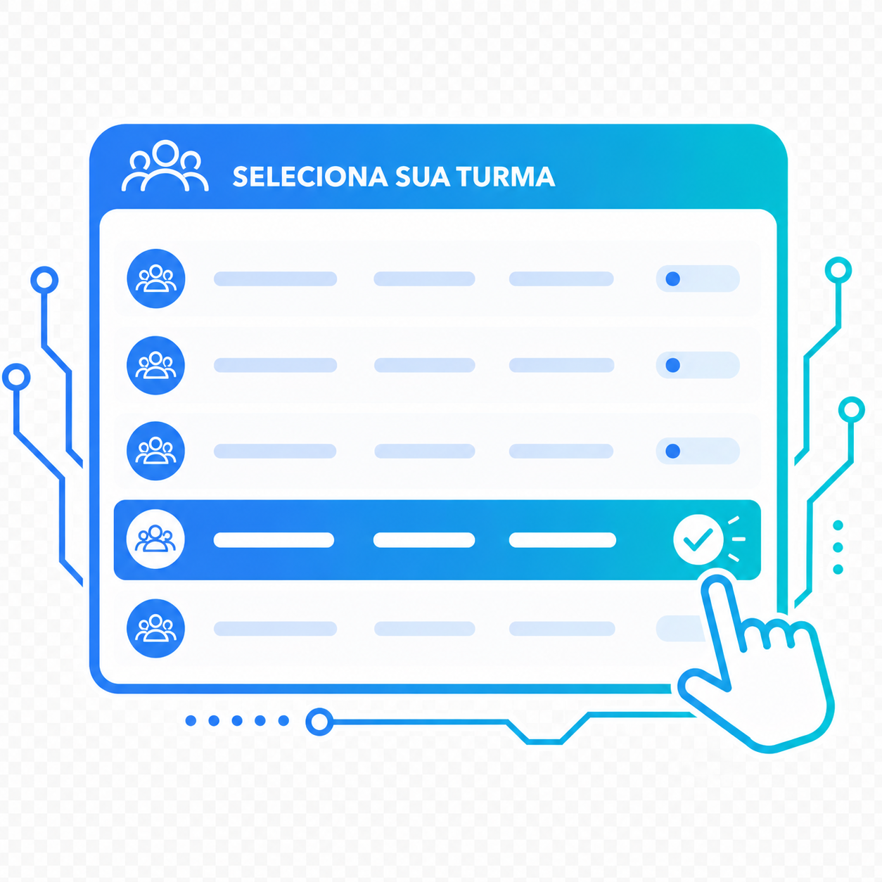 Selecione sua turma